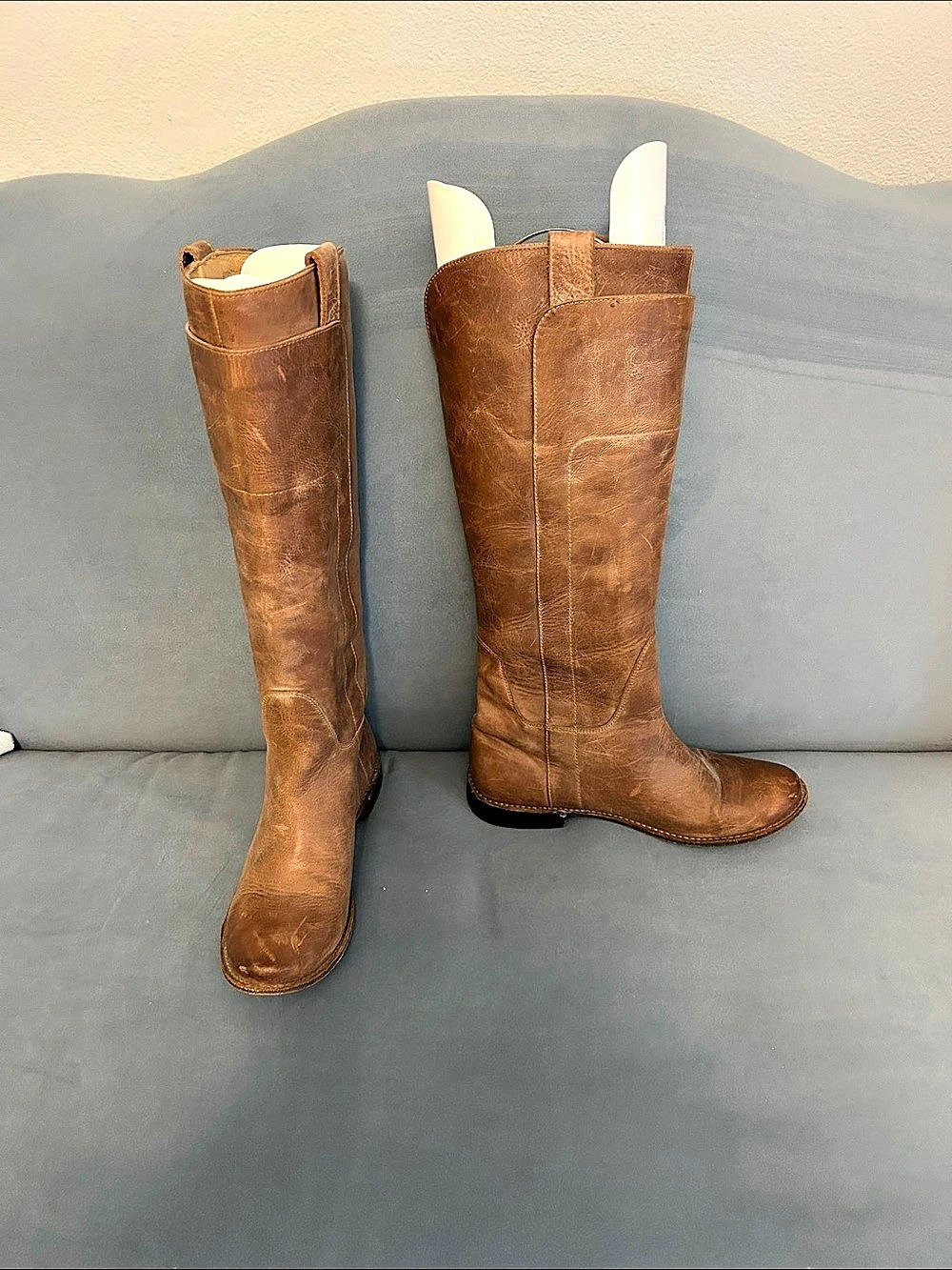 Frye Melissa Button Tall Riding Boot Brown